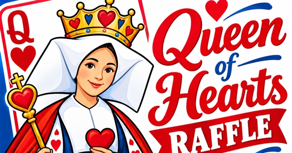 QUEEN OF HEART POT CURRENTLY OVER $87,000 LIVE DRAWING AT THE HOMECOMING