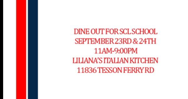 Dine Out for SCL School