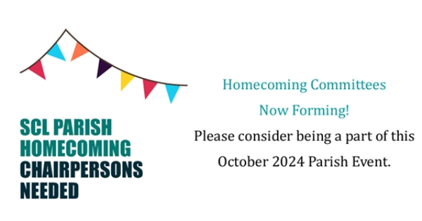 SCL Homecoming  Looking for two couples or an organization to Chair the Games and Inflatables