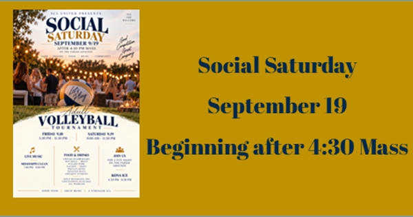 Social Saturday - September 19th