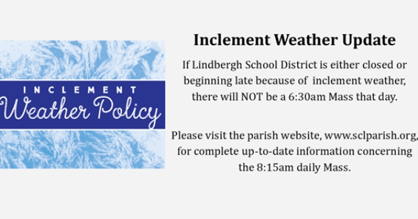 Inclement Weather Policy