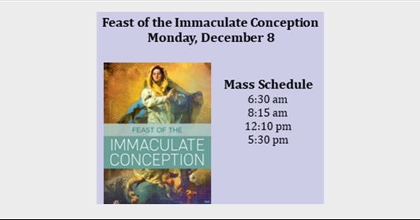 Feast of the Immaculate Conception