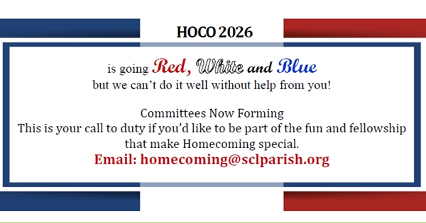 Be a part of HOMECOMING October 3, 2026 