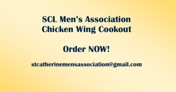 SCL Men's Association Chicken Wing Cook Out