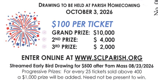 2026 SCL Annual Cash Raffle