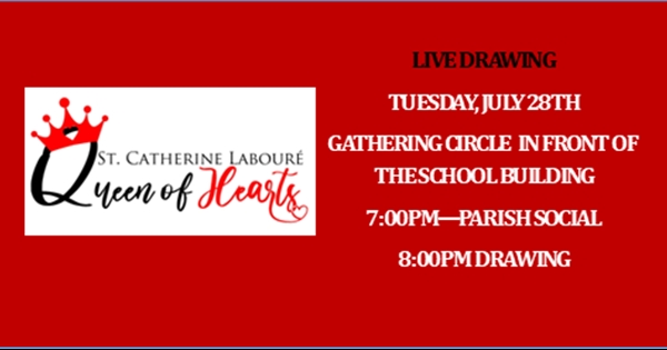 Queen of Hearts Live Drawing - Tuesday, July 28