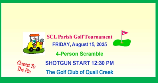 SCL Men's Association Annual  Golf Tournament