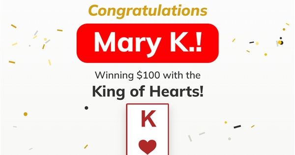 only 15 cards remain...purchase your Queen of Hearts Tickets today
