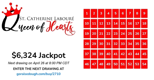 Our New Queen of Hearts Raffle is open!