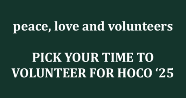 Peace, Love and Volunteers